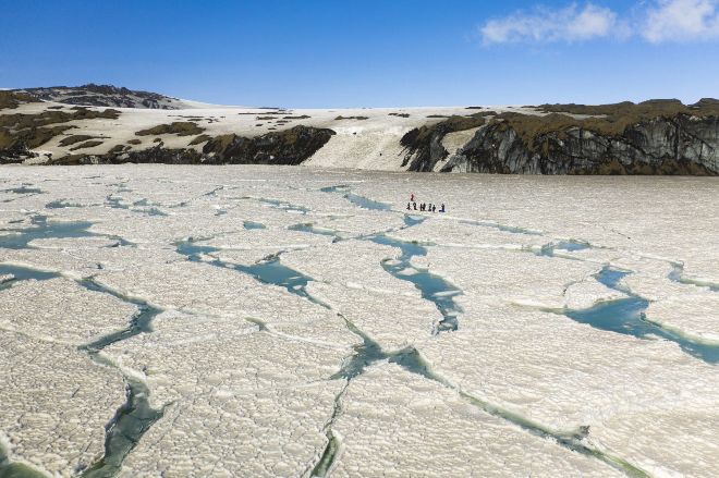 Ледяной щит на вулкане в Исландии «просел» на 17 м, возможно извержение