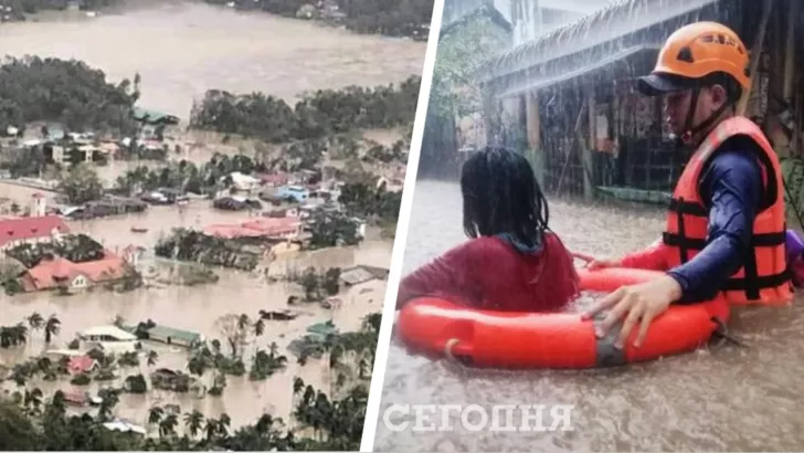 На Филиппины обрушился мощный тайфун – все затопило, разрушены дома (фото, видео)
