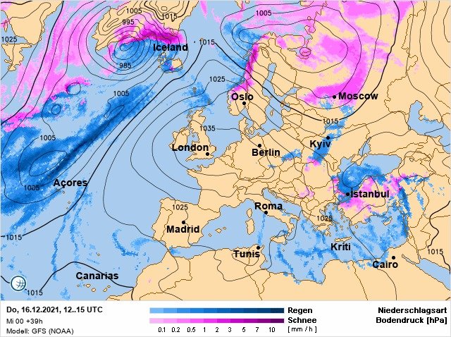 ​В Украину придут сразу два циклона Matteo и Yascha: синоптик озвучила погоду на 16 декабря
