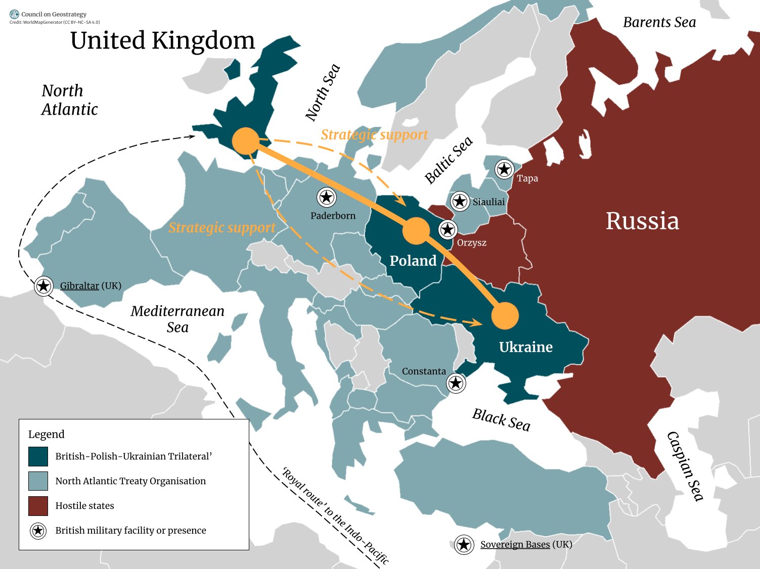 Британия хочет создать тройственный Союз с Польшей и Украиной