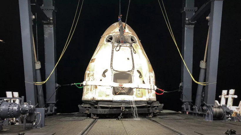 Грузовой Cargo Dragon вернулся с МКС на Землю