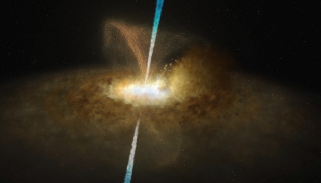 Ученые нашли сверхмассивную черную дыру, скрывающуюся внутри космической пыли