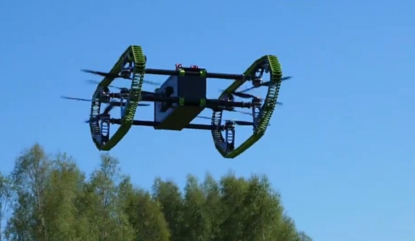 В Европе разработали прототип дрона-танка