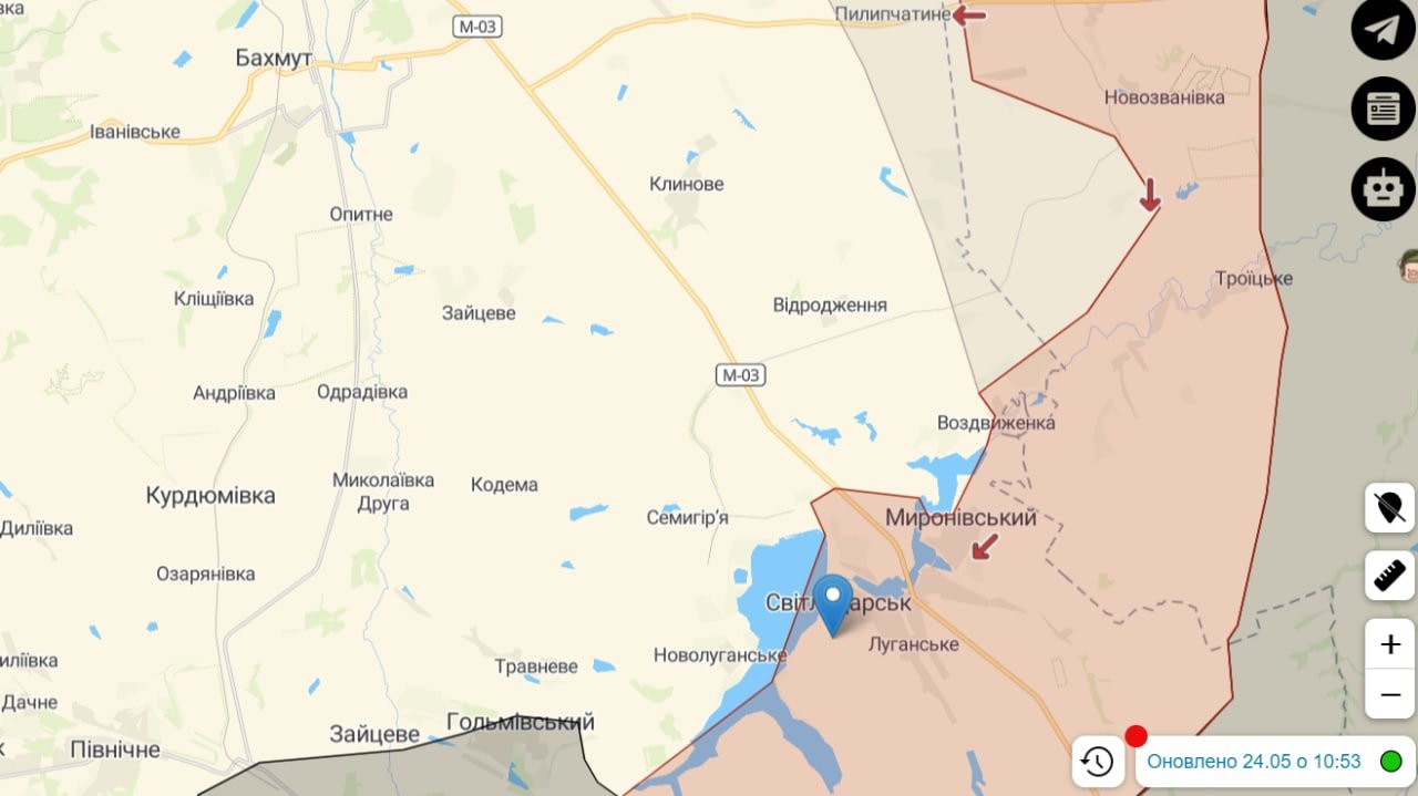 Российские войска заняли город Светлодарск Донецкой области – Глушко