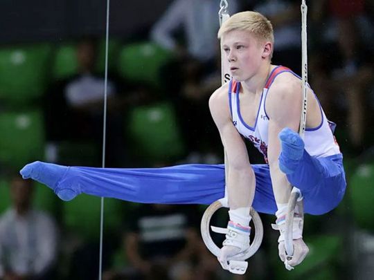 Российский гимнаст был отстранен на год за рашистский символ на груди