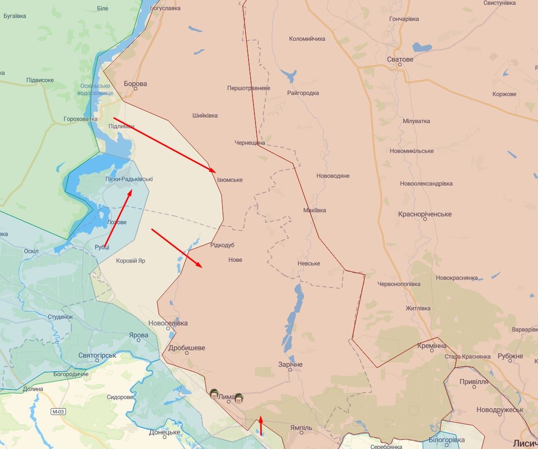 ВСУ продвигаются вглубь Донбасса: Купянск-Узловой и Редкодуб освобождены, россиян зажимают вокруг Лимана