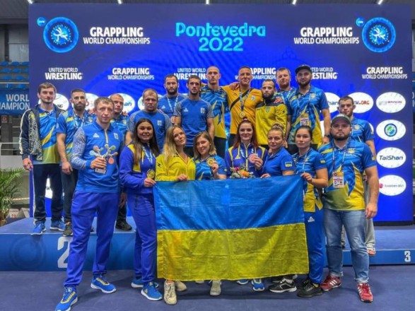 Украинская сборная по грепплингу завоевала 16 медалей на чемпионате мира в Испании