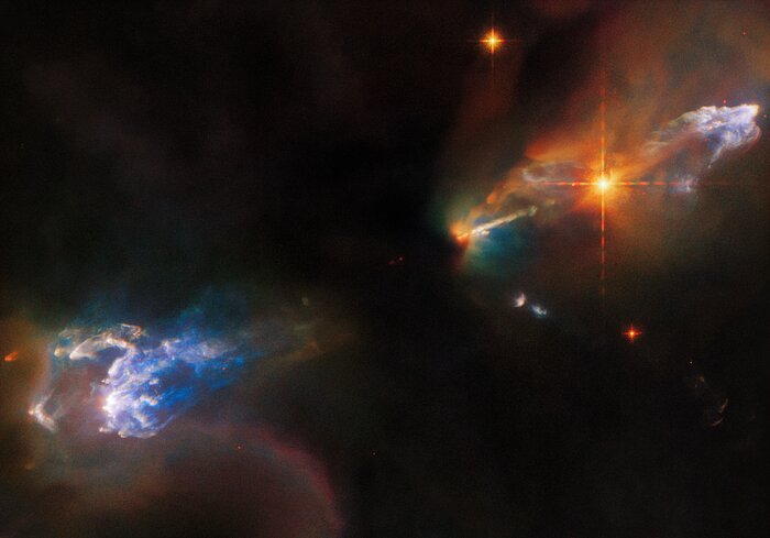 Hubble показал звезды и облака в созвездии Ориона