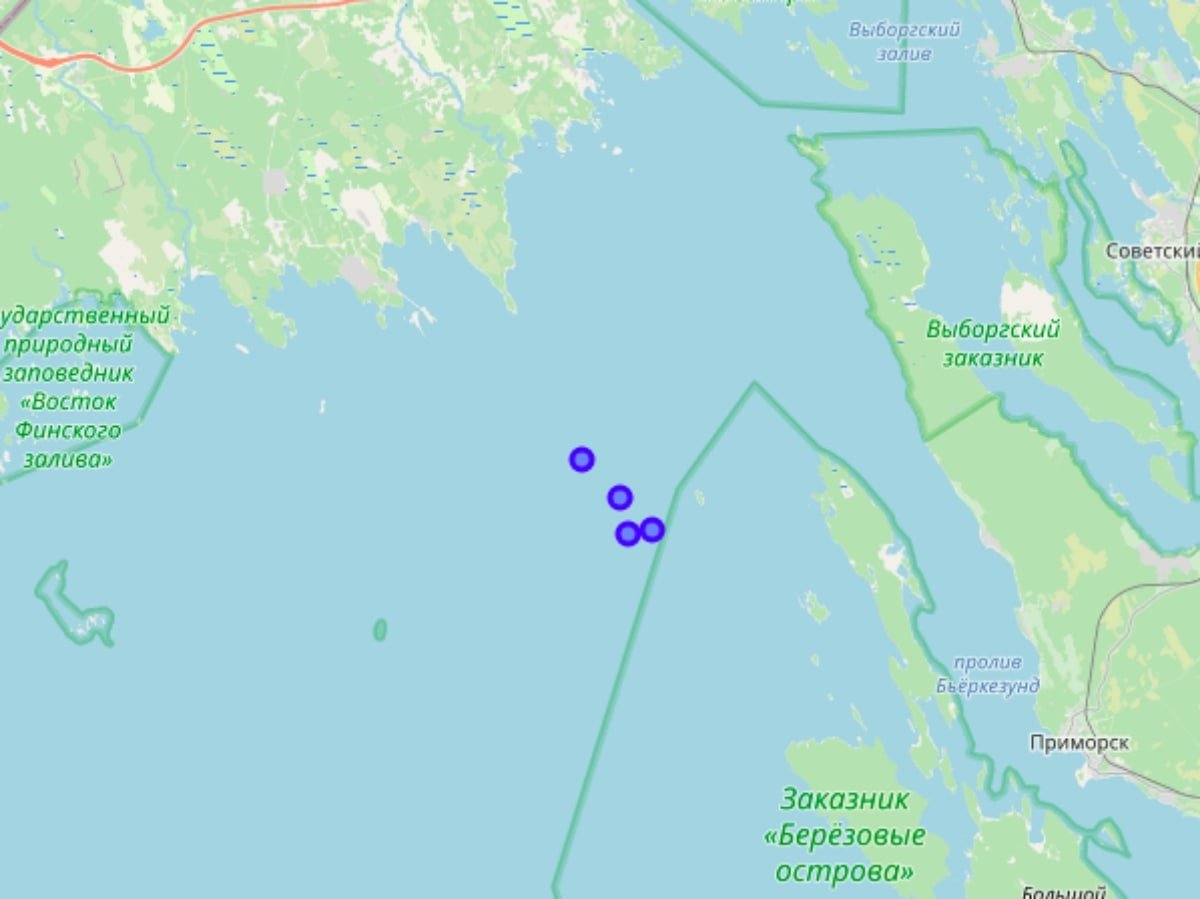 ​В Финском заливе около "Северного потока" прогремели еще пять взрывов
