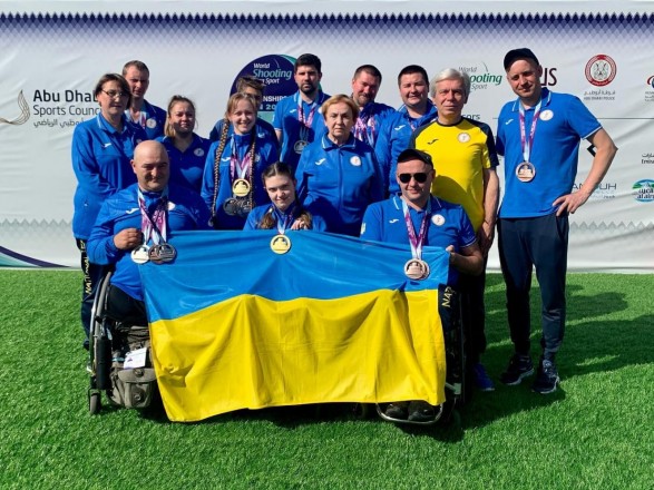 Украинская сборная по шаровой стрельбе завоевала 14 медалей на чемпионате мира в ОАЭ