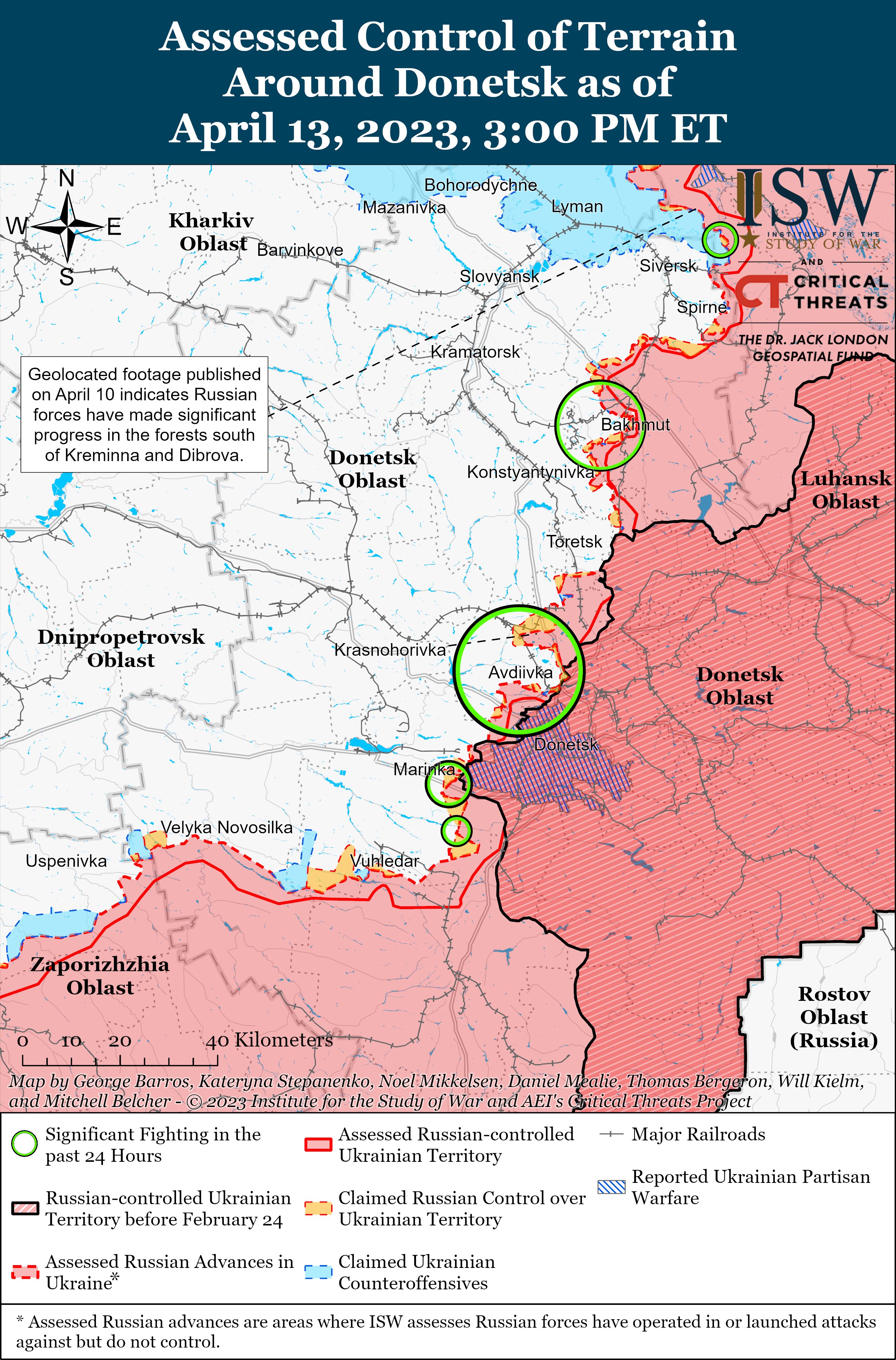 ​Армии Путина не под силу захватить одновременно и Бахмут, и Авдеевку: аналитики указали на факты