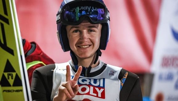 Марусяк установил новый рекорд Украины по дальности прыжка на лыжах с трамплина
