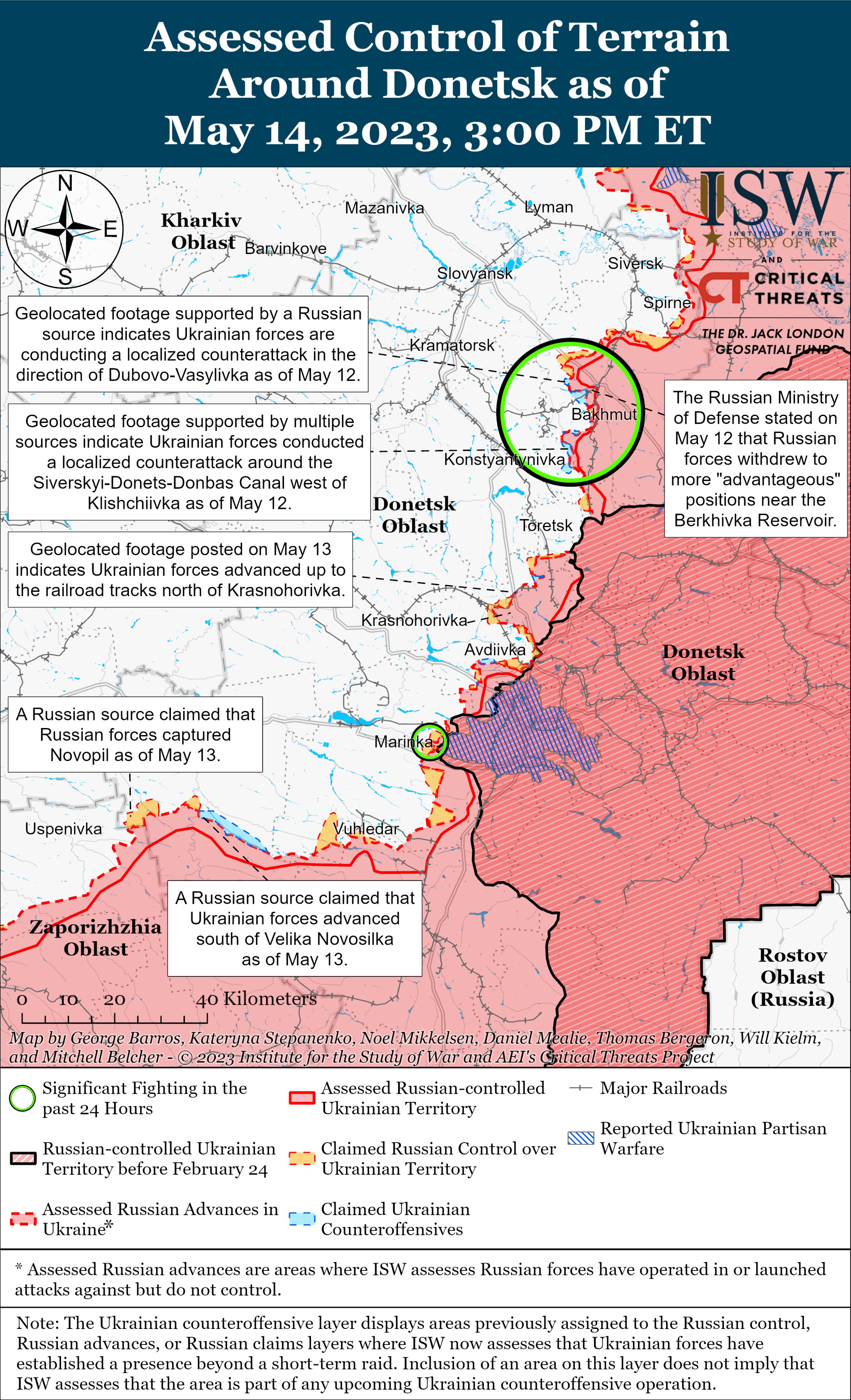​ВСУ выбили врага из Ивановского леса и отбили позицию в районе Никольского: ISW о боях на Донбассе