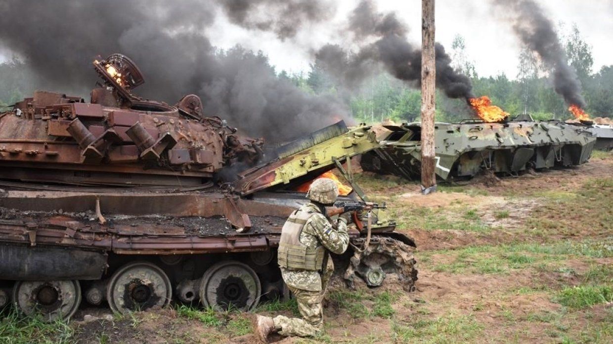 ​ВСУ отразили бронетанковую атаку ВС РФ в районе Спорного: в ISW рассказали о боях на Луганщине
