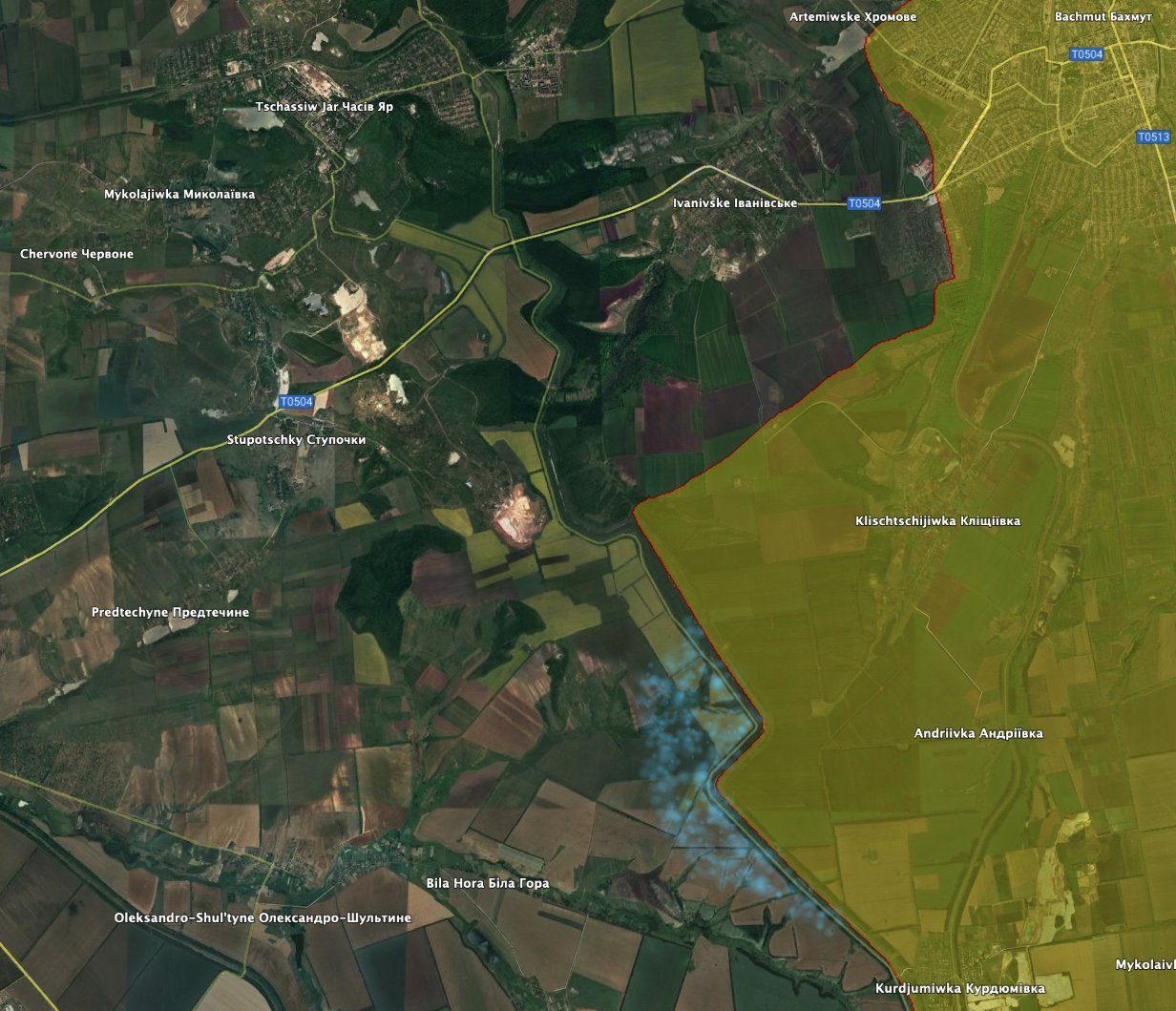 ВСУ наступают под Бахмутом — армия РФ потеряла последние позиции западнее канала Северский Донец - Донбасс