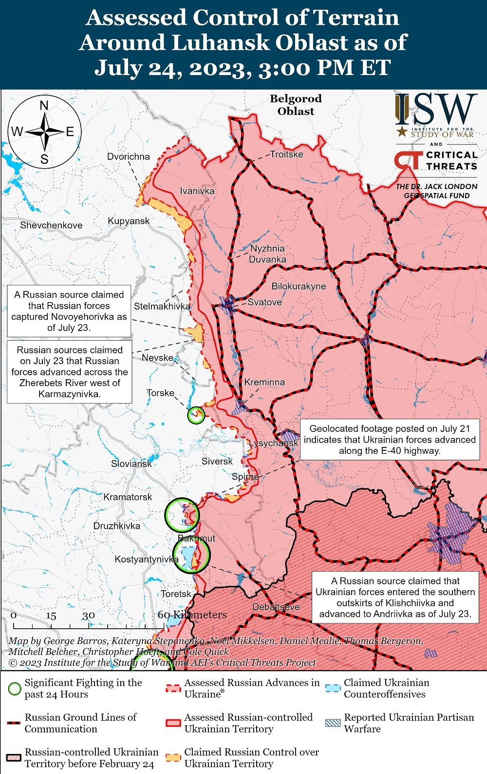 ВСУ добились успехов во время контрнаступления в Донецкой области – ISW