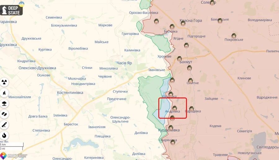 Появилось видео разгрома россиян под Андреевкой: ВСУ сожгли колонну танков и БМП