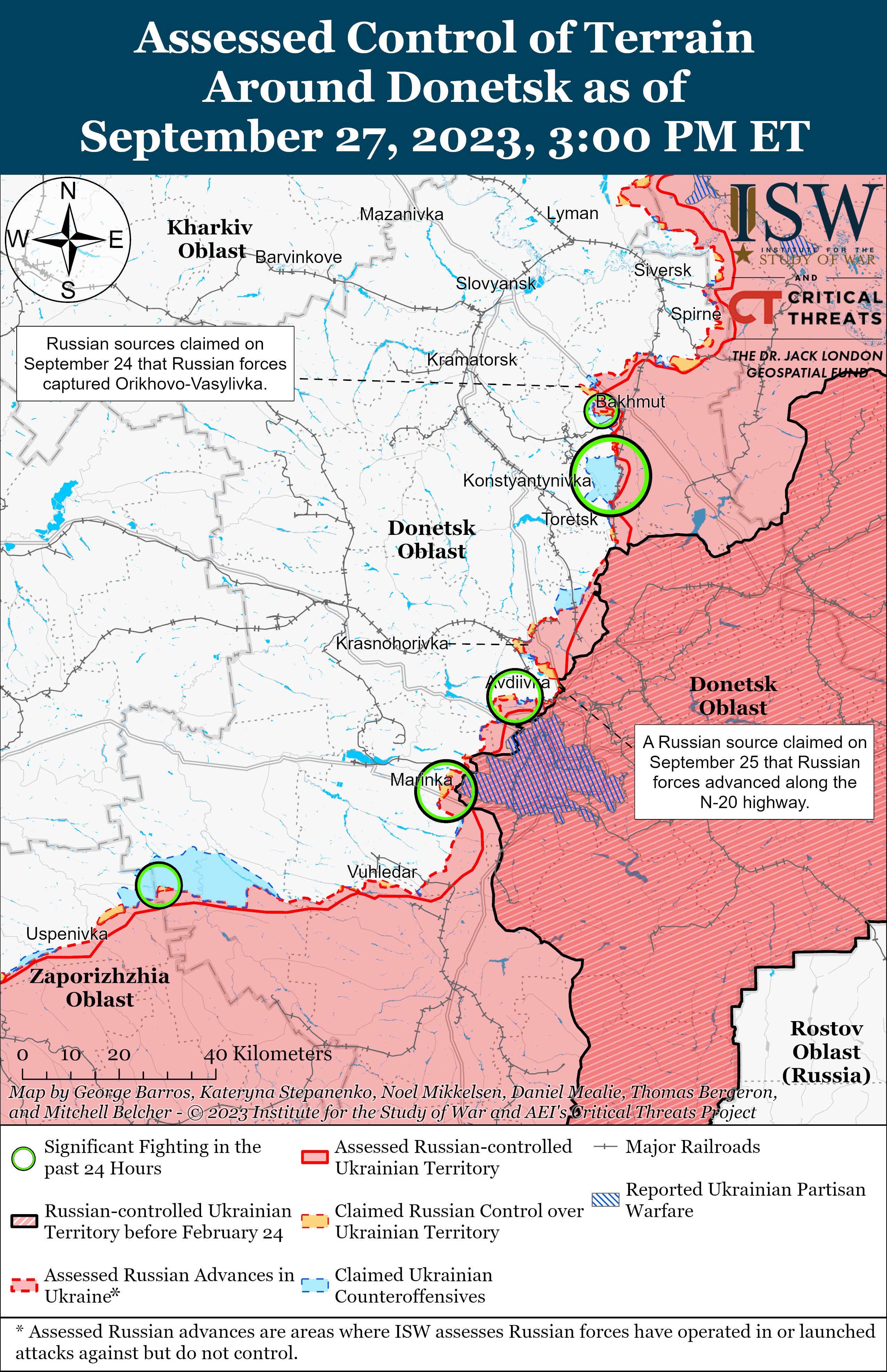 ​Z-каналы уверяют, что ВСУ готовы идти на штурм Бахмута, – в ISW о ситуации на Востоке Украины