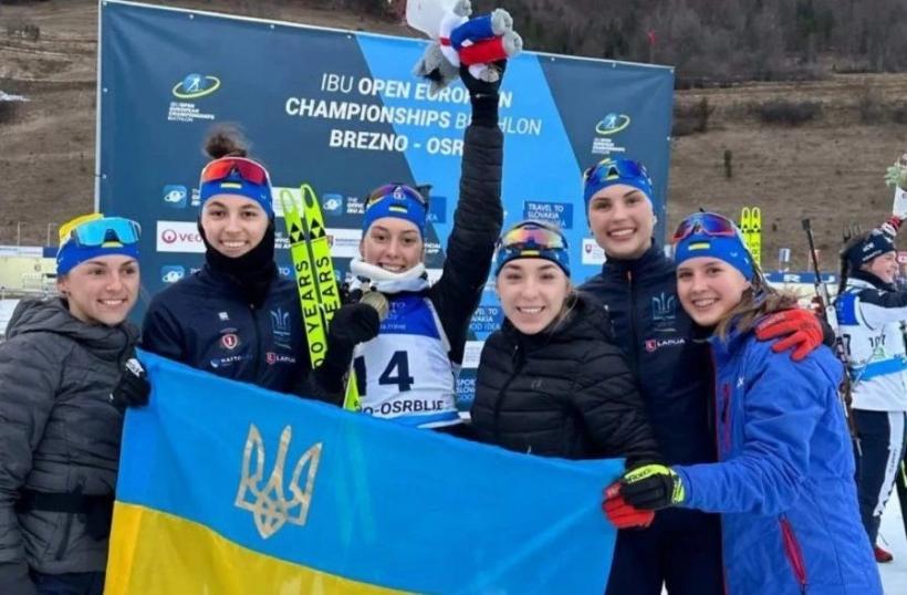 Биатлон: украинка Кристина Дмитренко завоевала "бронзу" на континентальном первенстве