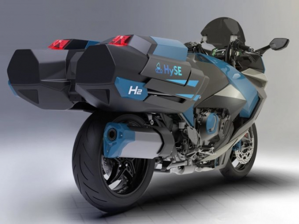 Kawasaki показала дебютный водородный мотоцикл (2 фото)