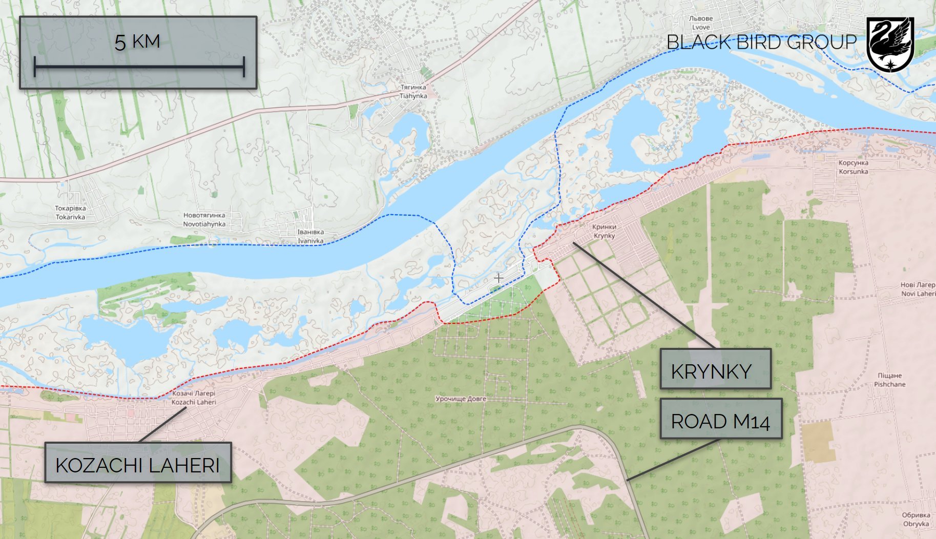 ​За два месяца боев в районе Крынок армия РФ вырыла новые окопы и траншеи: аналитики выложил спутниковые снимки