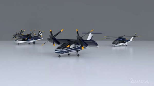 Sikorsky представил гибридный самолёт с поворачивающимися для взлёта и посадки крыльями