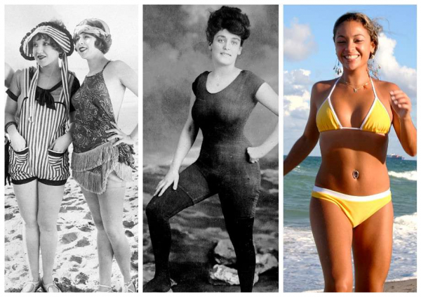 История купальника: трансформация от панталон до бикини и сексуальная революция