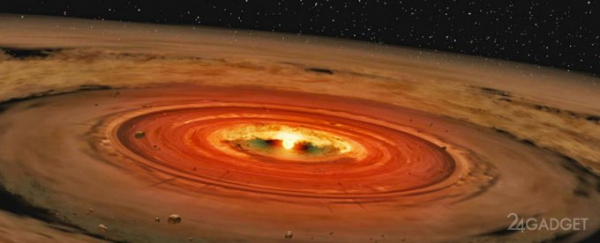 Обнаружен самый большой в истории наблюдений протопланетный диск, который в 10 раз больше Солнечной системы