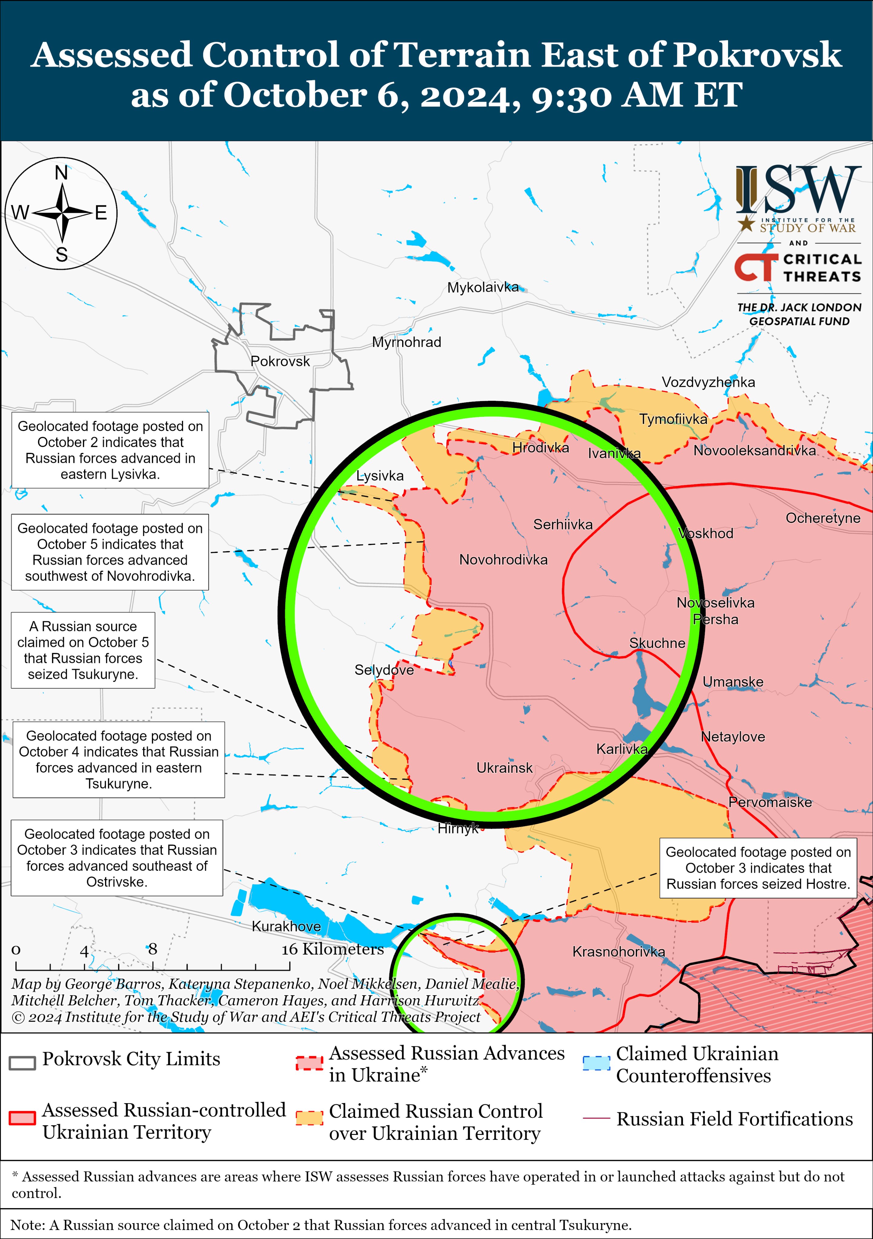 ​Два танка и 6 бронемашин оккупантов остались на поле боя – ISW о новом штурме ВС РФ в районе Константиновки