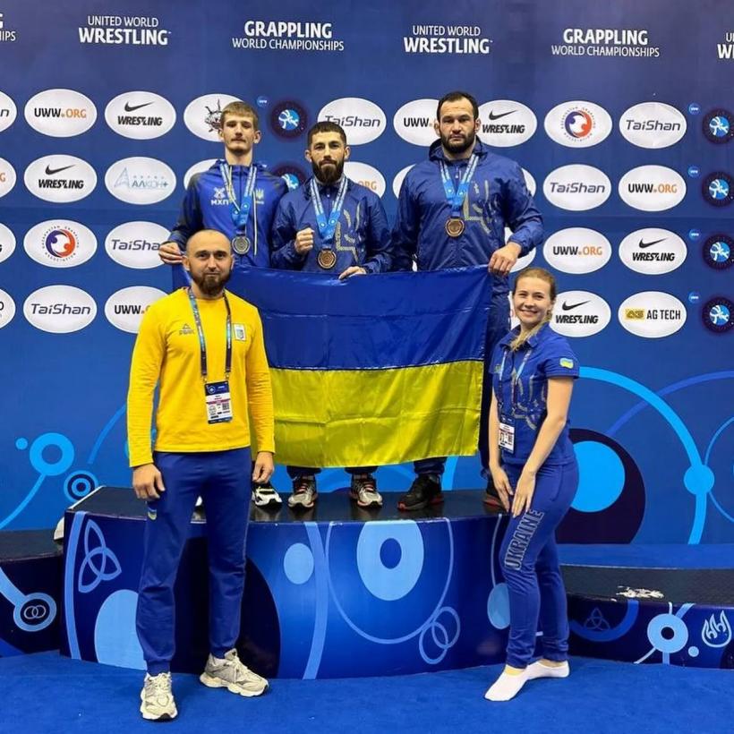 Сборная Украины завоевала 7 медалей на чемпионате мира по грепплингу в Казахстане