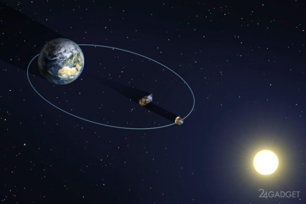 В космос запущена пара зондов для создания искусственных затмений Солнца (4 фото)