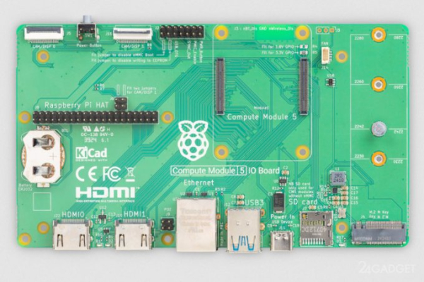 Raspberry Pi представила одноплатный компьютер Compute Module 5 без портов ввода-вывода (3 фото)