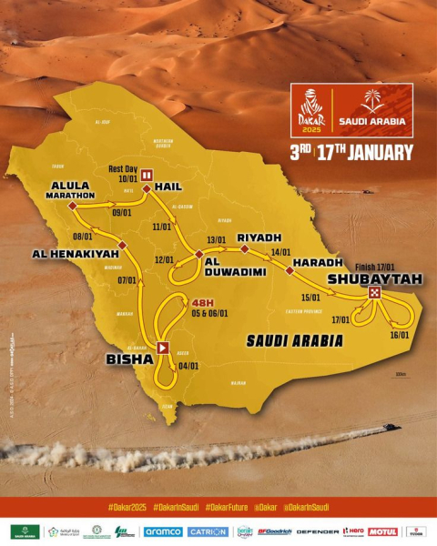 Стартует ралли-марафон Дакар-2025 — кто участвует, кто фаворит, даты гонки, Сайнс против Аль-Аттии и Лёба