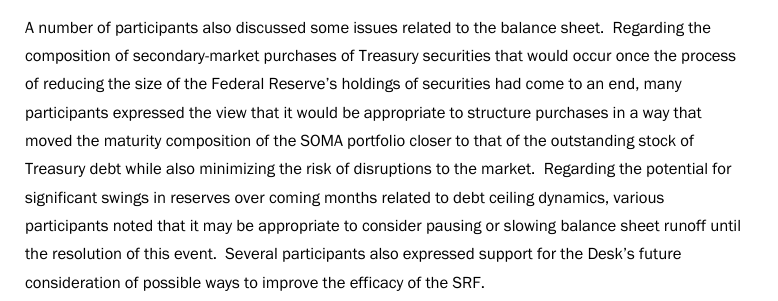 FOMC minutes hint at end of quantitative tightening