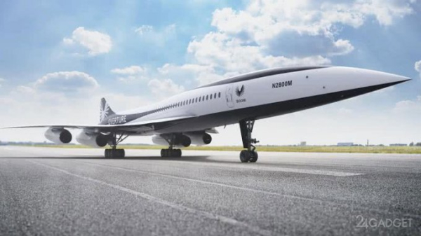 Прототип сверхзвукового авиалайнера Boom Supersonic XB-1 впервые преодолел скорость звука