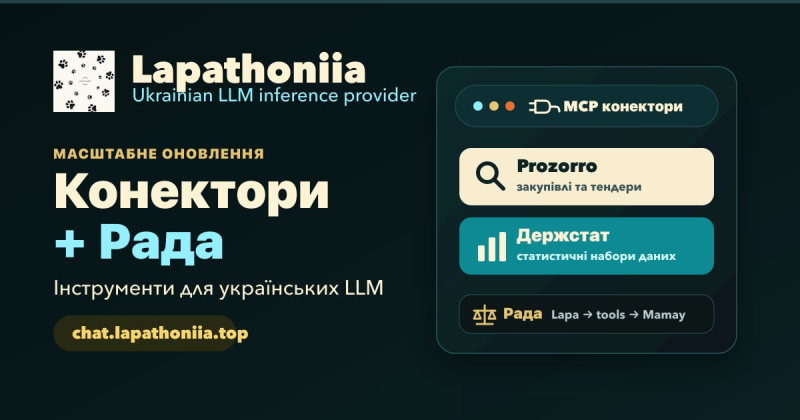 Украинский ИИ Lapathoniia получил доступ к госреестрам: что это меняет